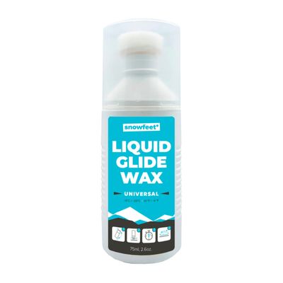 Liquid Wax by Snowfeet | Universal +5C / -20C | 41F / -4F | 75ml Quick and easy to apply | With sponge applicator