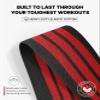 DMoose Fitness Knee Wraps for Weightlifting (Pair)  78 Gym Brace Straps for Joint Stability & Pain Relief - Perfect for Squats & Working Out - USPA Approved Knee Wrap Supports for Men and Women view 3