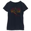 Fifth Sun girls Book of Boba Fett Logo Fett Short Sleeve Tee T Shirt, Navy Blue, X-Small US view 1