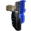 Pro Heavy Duty Competition Holster fits Canik Mete SFT (Right-Hand Draw, Blue/Carbon Fiber) view 1