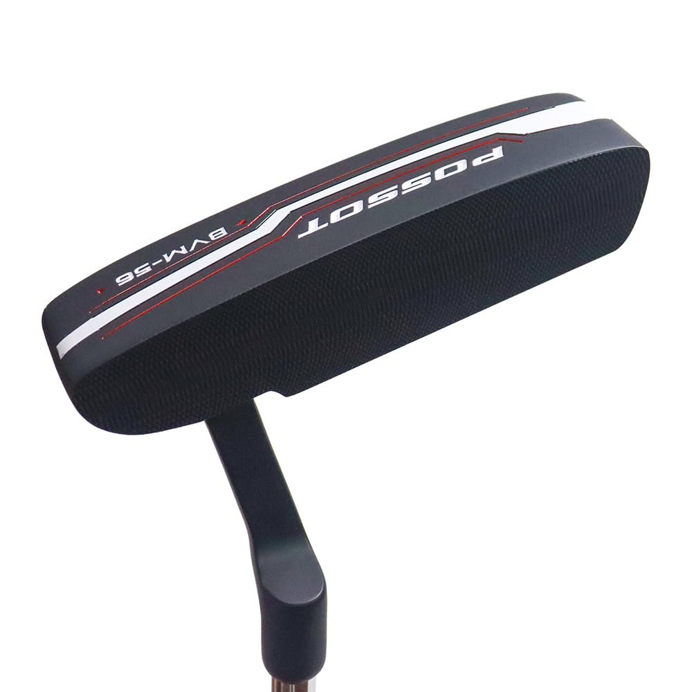 POSSOT Golf Putter for Men & Women, Right-Handed Blade Putter, CNC Milled Face, 34" Durable Steel Shaft, Anti-Slip Grip for Beginners & Professionals