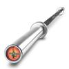 XMARK Olympic Weight Set | 155 lb Texas Star Rubber-Coated Olympic Weight Set With XMARK Blacksmith Barbell Bar view 3