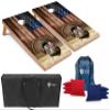 Tailgating Pros Cornhole Board Set w/Bean Bags and Carrying Case - 4'x2' Corn Hole Toss - Tournament and Lightweight Options - Optional LED Lights (Turkey/American Flag) view 1