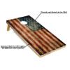 Tailgating Pros Cornhole Board Set w/Bean Bags and Carrying Case - 4'x2' Corn Hole Toss - Tournament and Lightweight Options - Optional LED Lights (Distressed American Flag) view 2