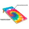 Tailgating Pros Cornhole Board Set w/Bean Bags and Carrying Case - 4'x2' Corn Hole Toss - Tournament and Lightweight Options - Optional LED Lights (Tie Dye) view 2