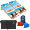 Tailgating Pros Cornhole Board Set w/Bean Bags and Carrying Case - 4'x2' Corn Hole Toss - Tournament and Lightweight Options - Optional LED Lights (Umbrella) view 1