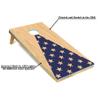 Tailgating Pros Cornhole Board Set w/Bean Bags and Carrying Case - 4'x2' Corn Hole Toss - Tournament and Lightweight Options - Optional LED Lights (Inverted Pyramid) view 2