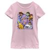 Fifth Sun Jones Ridley Boxes Girls Short Sleeve Tee Shirt, Light Pink, X-Large view 1