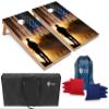 Tailgating Pros Cornhole Board Set w/Bean Bags and Carrying Case - 4'x2' Corn Hole Toss - Tournament and Lightweight Options - Optional LED Lights (Fishing) view 1