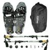 Xtrempro All Terrain Snowshoes with Trekking Poles,Lightweight Aluminum Snowshoes and Trekking Poles for Women/Men/Kids,Adjustable Ratchet Bindings and Carrying Tote Bag(Silver, 36.00) view 1