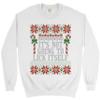 Tee Hunt It's Not Going to Lick Itself Sweatshirt Ugly Sweater Christmas Crewneck White Small view 1