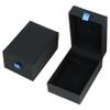 Iconikal Earring Necklace Bracelet Jewelry Gift Box, Black With Blue Ribbon, 2-Pack view 1