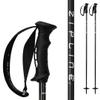 Zipline Blurr 16.0 Graphite Composite Downhill Ski Poles - Lightweight, Freeride All-Mountain, Vibration Dampening (Carbon Weave, 48" in./122 cm) view 1