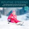 Gizmo Riders - Snow Sleds for Kids and Toddlers - Toboggan Style, Bobsled with Wheel and Brakes, Easy Snap Together Assembly, Anti-Slip on Plastic Seat, Ages 3+, 110 lbs view 3