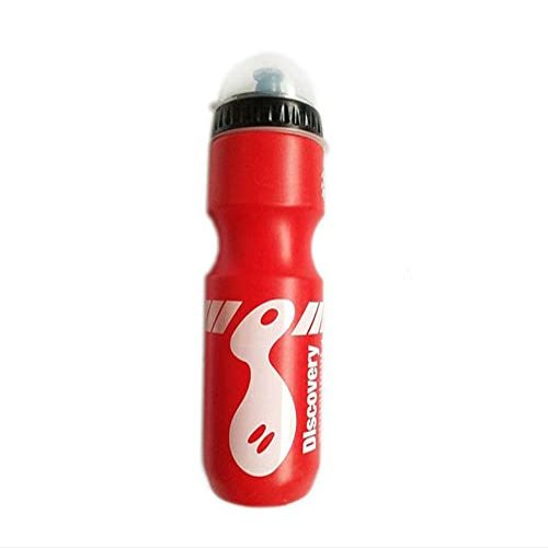 Bicycle Waterbottle Mountain Road Bike Water Bottle Outdoor Cycling Kettle Portable With Bottle Holder Bike Accessory 750ML (red)