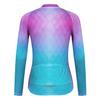 JPOJPO Cycling Jersey Women's Long Sleeve Tops Bike Shirts Bicycle Sport Jacket with 3-Pockets view 2