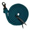 Kensington Clinician Equine Training Lead/Lunge Rope  25ft Heavy Duty Braided Horse Lead with Swivel Bull Snap | Color: D - Brown view 1