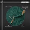 Kensington Clinician Equine Training Lead/Lunge Rope  25ft Heavy Duty Braided Horse Lead with Swivel Bull Snap | Color: D - Brown view 3