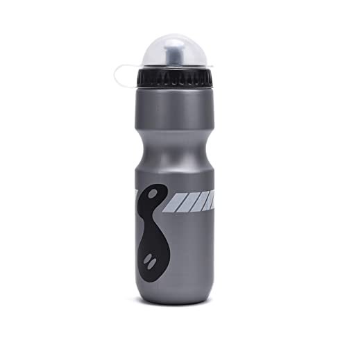 Bicycle Waterbottle Mountain Road Bike Water Bottle Outdoor Cycling Kettle Portable With Bottle Holder Bike Accessory 750ML (grey)