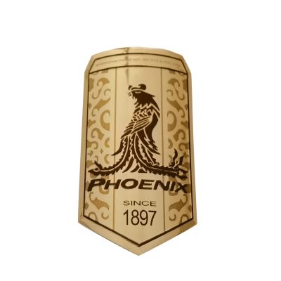 Gepinke Phoenix Bike Badge Ralei-gh Bicycle Head Sign Bike Sticker Metal Waterproof Modified Car Personality Fashion Label (Phoenix)
