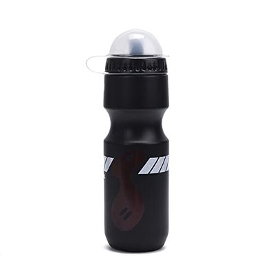 Bicycle Waterbottle Mountain Road Bike Water Bottle Outdoor Cycling Kettle Portable With Bottle Holder Bike Accessory 750ML (black)