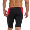 TYR Men's Hexa Curve Splice Jammer Swimsuit, Black/Red, 38 view 3