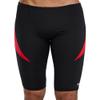 TYR Men's Hexa Curve Splice Jammer Swimsuit, Black/Red, 38 view 4
