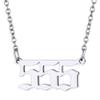 GoldChic Stainless Steel 555 Necklaces for Women, Number Pendant Necklace Dainty 18K Gold Plated Choker Chain Encouragement Jewelry Birth Birthday Gift view 1