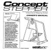 Icon Health & Fitness, Inc. Owner Manual 107856 Works W Weslo Concept - Wl201513 Stepper Step view 1