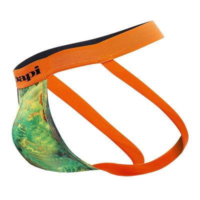Papi Men's Fashion Microflex Jockstrap - UMPA051 (Sunrise Multi Print, XL)