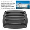 3 Inch Soffit Exhaust Vent,Plastic Louver Soffit Air Vent,Rectangle Vent Cover Air Vent,Marine Air Vent Grille Ventilation Ducting Louver Cover Black Plastic view 3