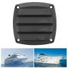 3 Inch Soffit Exhaust Vent,Plastic Louver Soffit Air Vent,Rectangle Vent Cover Air Vent,Marine Air Vent Grille Ventilation Ducting Louver Cover Black Plastic view 4