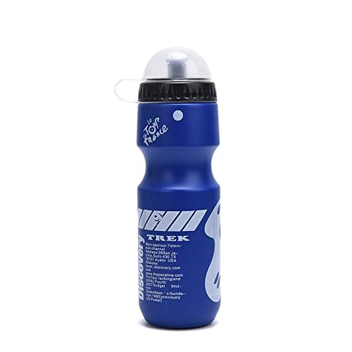 Bicycle Waterbottle Mountain Road Bike Water Bottle Outdoor Cycling Kettle Portable With Bottle Holder Bike Accessory 750ML (blue)