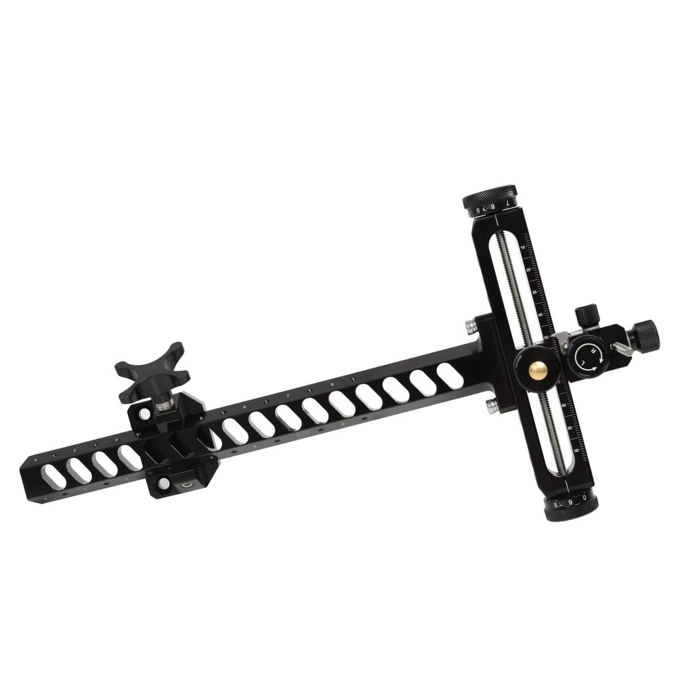 Perogen Recurve Bow Sight Right Hand Adjustable 9Inch T Shape Archery Shooting Target Sight