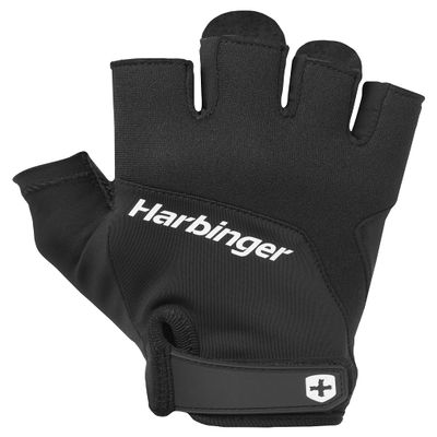 Harbinger Training Grip Weightlifting Workout Gloves 2.0, Small, Black