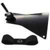 BRAMASOLE Golf Swing Plane Trainer with Arm Band Perfector Plate Adjustable Alignment Stick Holder Rods Base Training Aid Driving Range or Mat Practice Equipment (Upgrade Plate+Arm Band) view 1