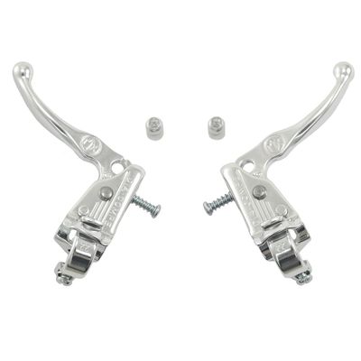 DIA-COMPE MX121 / Tech 3 Brake Lever Set for Old School BMX, Silver, DP2515