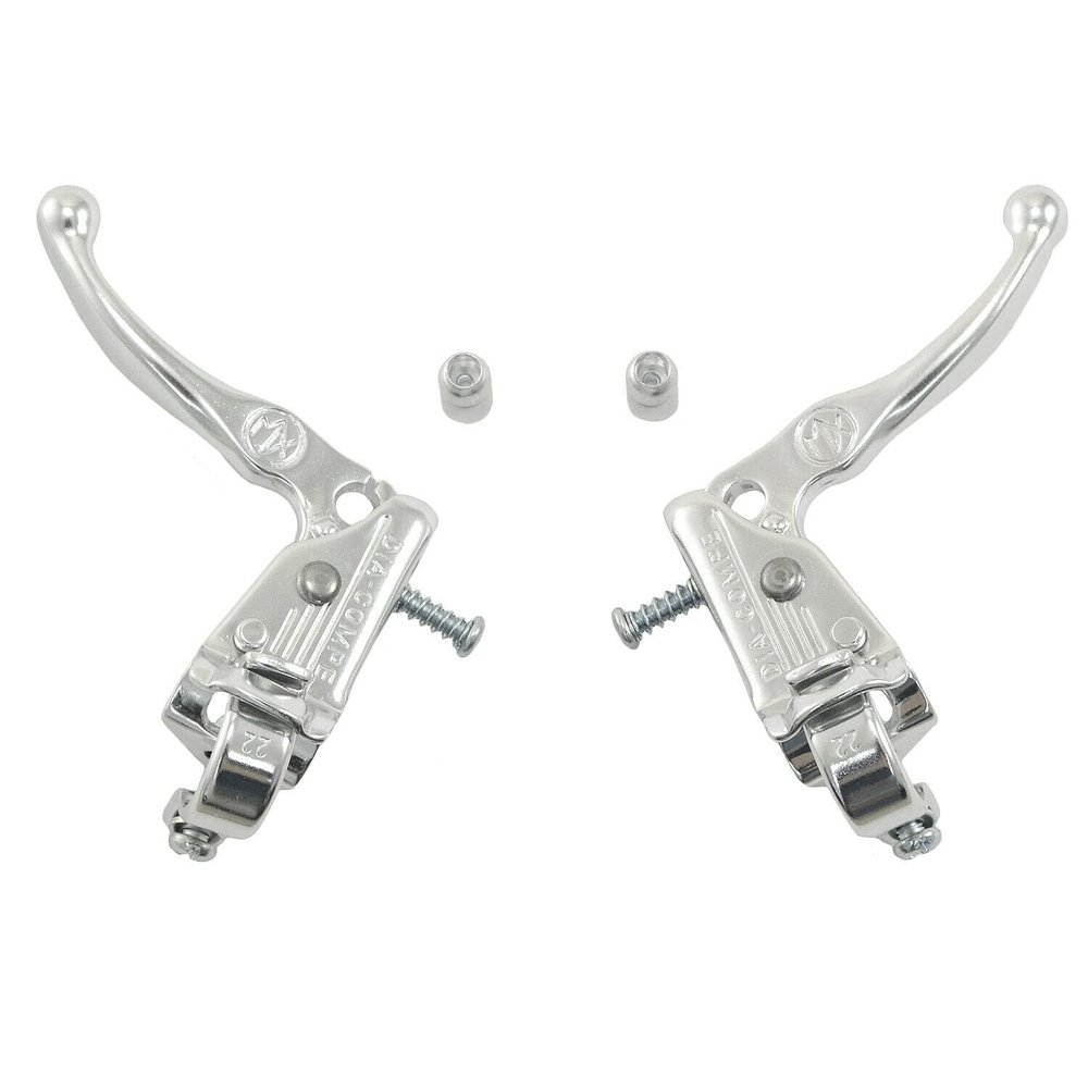 DIA-COMPE MX121 / Tech 3 Brake Lever Set for Old School BMX, Silver, DP2515