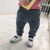 Toddler Baby Jogger Pants, Infant Boys Girls Cartoon Shark Monster Big Tongue Warm Harem Elastic Waist Sweatpants (01-Gray, 18-24 M) view 3
