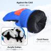 JEELAD Kids Ski Snow Gloves Windproof for Boys Girls Winter Cold Weather Riding Driving Hiking Snowboard Cycling Skiing Sports view 2