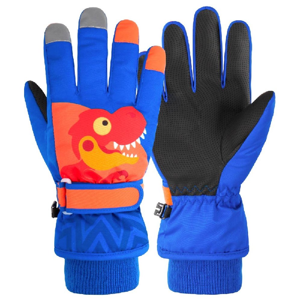 JEELAD Kids Ski Snow Gloves Windproof for Boys Girls Winter Cold Weather Riding Driving Hiking Snowboard Cycling Skiing Sports