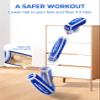 AboveGenius Hand Weights for Women Men, Soft Dumbbells Set of 6(1lb 2lb 3lb Each Pack) for Dumbbell Walking Weight Sets with Hand Strap for Workout Running, Jogging and Physical Therapy, Mothers Day Gifts for Mom view 2