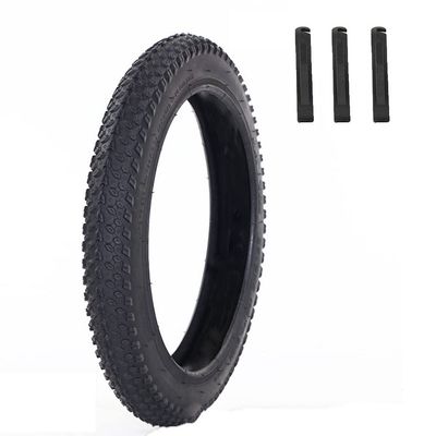 BAIBIKING BMX Bike Tire,Bicycle Tyres Kit Bike BMX Bike Floding Bike Replacement Tires with Tire Levers 12/14/16/18/20 X 2.125 (16X2.125)