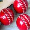 REINDEER Cricket Balls for Practice or Match A Grade Handstitched Made from (Red, Leather Plain Ball) view 2