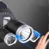 zhanghong Headlamp Headlamp Flashlight USB Rechargeable -LED Ultra-Bright High Work Headlight, IPX4 Waterproof (Color : White) view 4