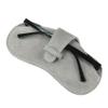 WAYNE'S DOG Genuine Leather Glasses Case Sunglasses Pouch Eyeglass Case, for Men and Women (Gray-Suede Leather) view 1
