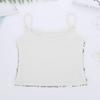 Manyakai Kids Girls Sequins Camisole Tank Top Spaghetti Straps Tee Shirts Top Dance Performance Tops White 12 Years view 4