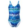Hedmy Kids Girls One Piece Athletic Swimsuit Criss Cross Back Straps Summer Beach Sports Swimwear Bathing Suit A#Lake_Blue 4 Years view 1