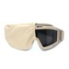 HARGLESMAN Airsoft Goggles Tactical Safety Goggles Anti Fog Glasses with Interchangeable Lenses Hunting Cycling Paintball (Sand) view 3