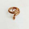 ABN EXPORTS Consecrated Copper Snake Ring Tamba Snake Ring Art & Tarrot Isha Rings view 2